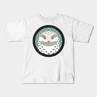 Snowy Owl Logo Kids T-Shirt